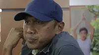 Rahmad Darmawan eks pelatih timnas Indonesia saat dijumpai di RS Royal Progress Sunter Jakarta Utara (Bola.com/Peksi Cahyo)