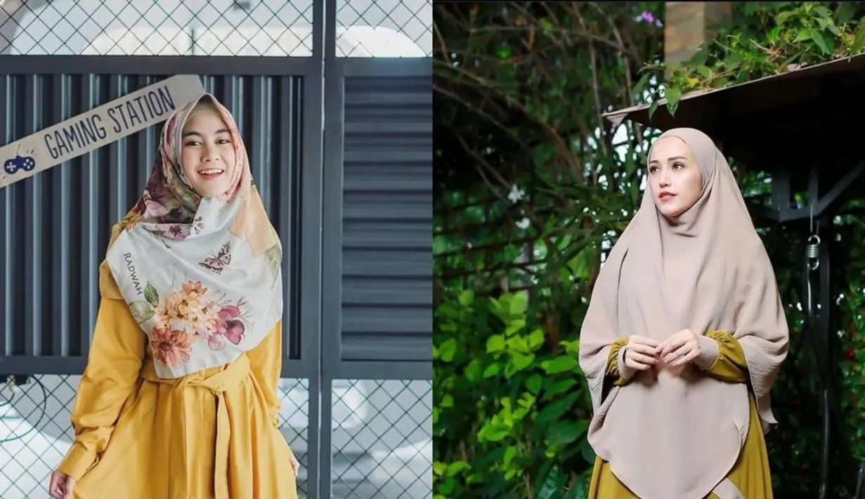 Mulai dari Anisa Rahma hingga Adelia Pasha, berikut potret seleb kenakan gamis mustard yang bisa dijadikan inspirasi model gamis Idul Fitri.