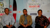 Talkshow Bincang Senator bertema 'ISIS dan Upaya Deradikalisme' bersama Liputan6.com di Brewerkz Restaurant & Bar, Senayan City, Senayan, Jakarta, Minggu (22/3/2015). (Liputan6.com/Yoppy Renato)