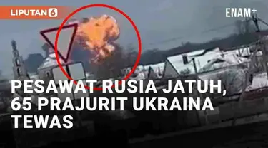 Kecelakaan fatal pesawat militer Rusia terjadi pada Rabu (24/1/2024) di wilayah Belgorod, berbatasan dengan Ukraina. Detik-detik jatuhnya pesawat terekam kamera warga setempat. Pesawat dilaporkan mengangkut 74 orang, termasuk 65 tahanan perang asal U...