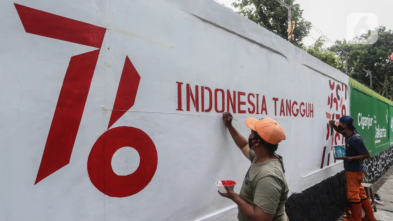 Mural Kemerdekaan Sambut HUT RI ke-76