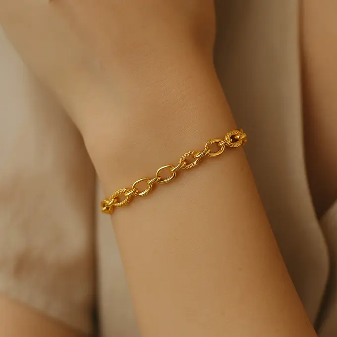 Model Gelang Rantai Emas 3 Gram