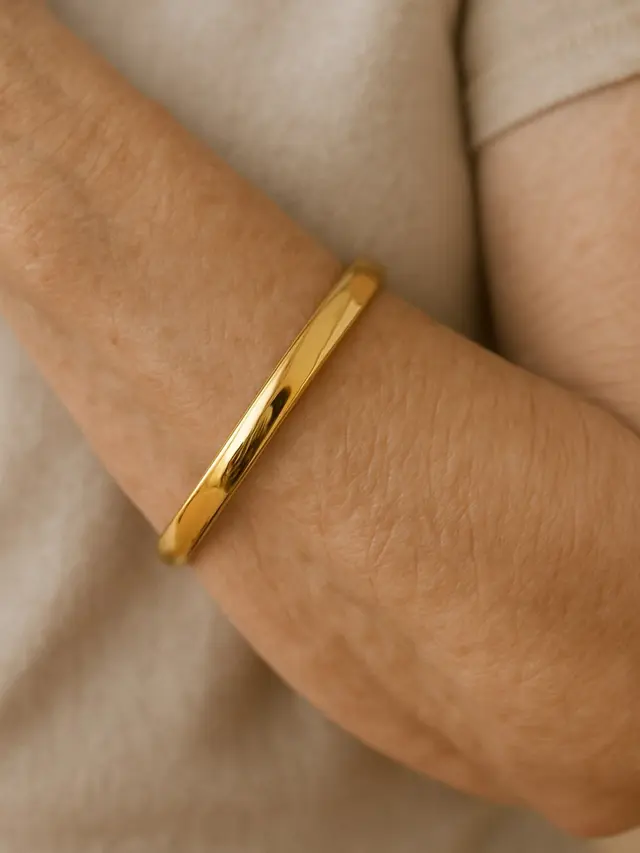 Model Gelang Emas untuk Usia 50 Tahun ke Atas