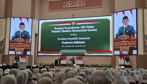 Pimpinan Gontor Lapor Prabowo Dapat Penghargaan Taat Pajak
