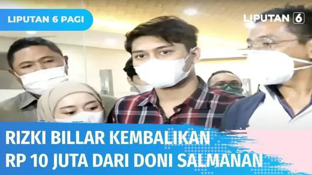 VIDEO: Usai Diperiksa, Rizky Billar Kembalikan Uang Rp 10 Juta yang Diterima dari Doni Salmanan