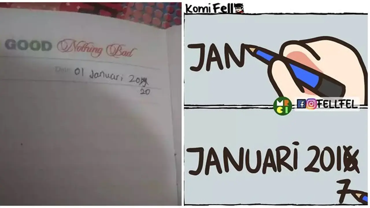 6 Meme Kesalahan Penulisan Tanggal di Awal Tahun, Dikira Belum Move On
