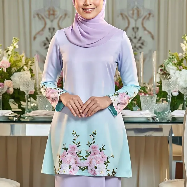 Model Baju Kurung Modern untuk Pesta