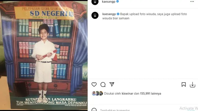 Kaesang Pangarep (Foto: Instagram/@kaesangp)