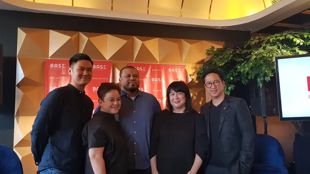 Acara perkenalan Base Entertainment  (Ratnaning Asih/ Liputan6.com)