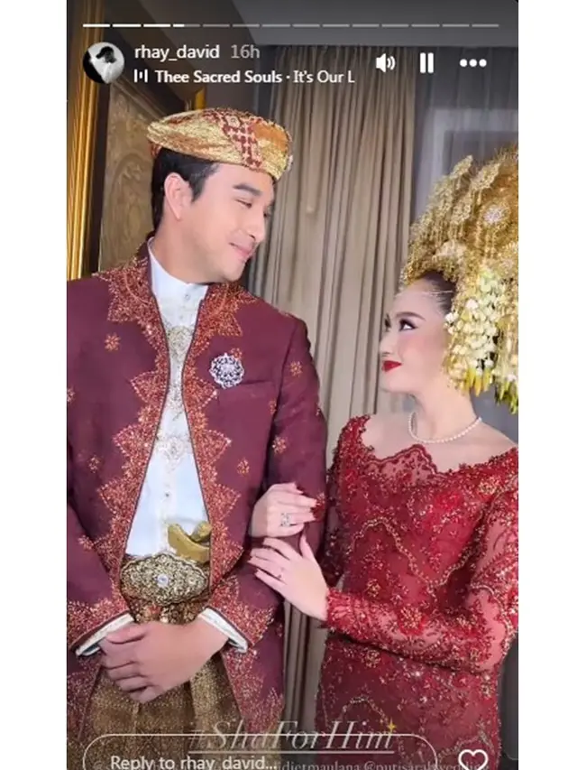 8 Potret Detail Penampilan Salshabilla Adriani saat Akad dan Resepsi Pernikahan