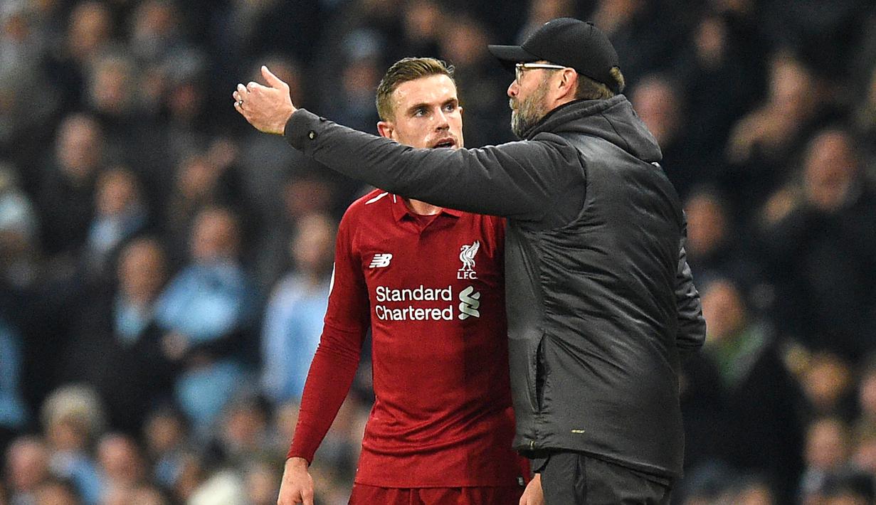 Foto Ekspresi Kecewa Jurgen Klopp Usai Liverpool Kalah Atas City