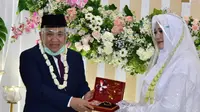 Pernikahan Din Syamsuddin dengan Dr Rashda Diana, cucu pendiri ponpes Gontor pada 3 Januari 2021 (Foto: Dok Istimewa)
