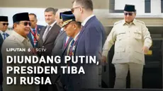 Presiden Prabowo kembali melakukan kunjungan kerja ke luar negeri. Rabu pagi, Presiden tiba di Rusia untuk memenuhi undangan khusus dari Presiden Putin.