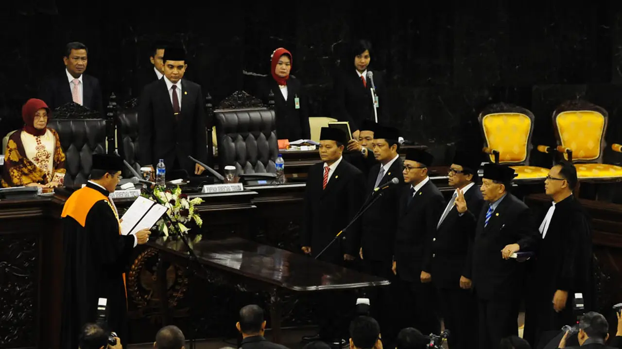 Zulkifli Hasan Terpilih Jadi Ketua MPR 2014-2019