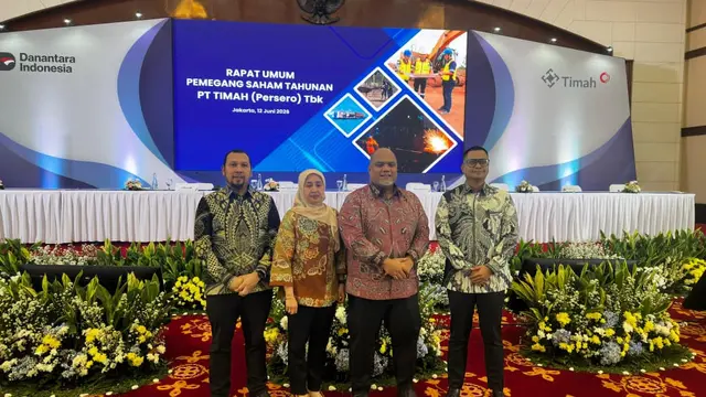 PT TIMAH (Persero) Tbk (TINS) menggelar RUPST, Jumat, (12/6/2026). (Foto: istimewa)