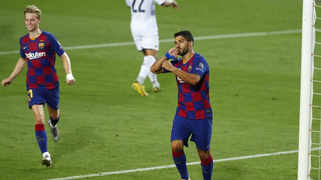 FOTO: Bungkam Napoli, Barcelona Melaju ke Perempat Final