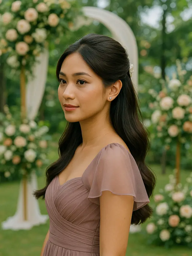 Model Rambut Panjang untuk Pesta Pernikahan 2025