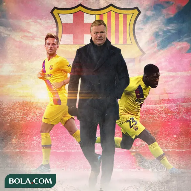 Barcelona FC - Ivan Rakitic, Ronald Koeman, Samuel Umtiti