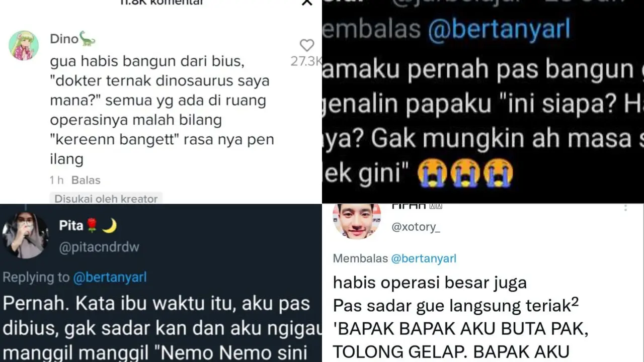 Cerita Absurd Warganet Karena Efek Bius