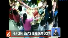 Dua dari pelaku berperan mencongkel steling kaca yang berisikan perhiasan emas dengan menggunakan kawat