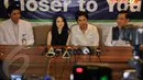 Pesinetron Arumi Bachsin akhirnya bisa ditemui pasca-melahirkan Minggu (13/4/14) di RS Siloam, Semanggi, Jakarta (Liputan6.com/Johan Tallo)
