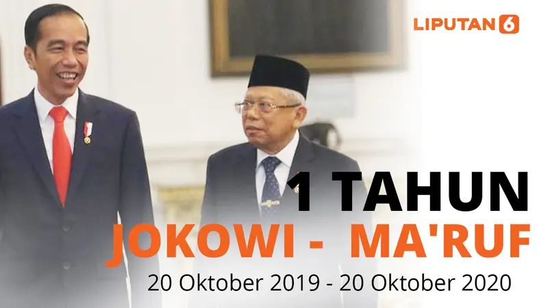 Setahun Jokowi - Ma'ruf Amin