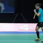 Ganda putri Indonesia Greysia Polii/Nitya Krishinda Maheswari mencatat kemenangan di laga perdana Grup B BWF Dubai Superseries Finals 2015, Rabu (9/12/2015). (Liputan6.com/Humas PP PBSI)