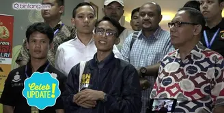Ario Kiswinar Teguh baru saja selesai menjalani pemeriksaan di Polda Metro Jaya.