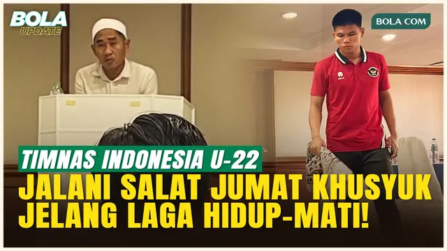 Penggawa Garuda Muda hingga Ofisial Jalani Salat Jumat Khusyuk Jelang Laga Kontra Myanmar!
