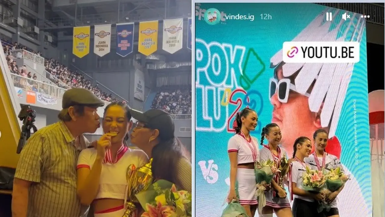 Erika Carlina dalam Tepok Bulu 2022 (Foto: Instagram @eri.carl @vindes.ig)