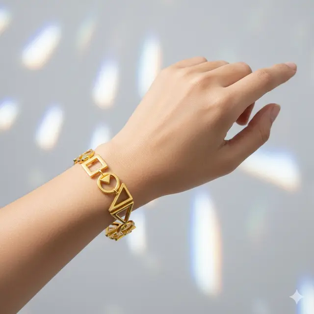 Model Gelang Emas Gelang Hollow 24K