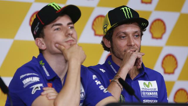 Jorge Lorenzo dan Valentino Rossi