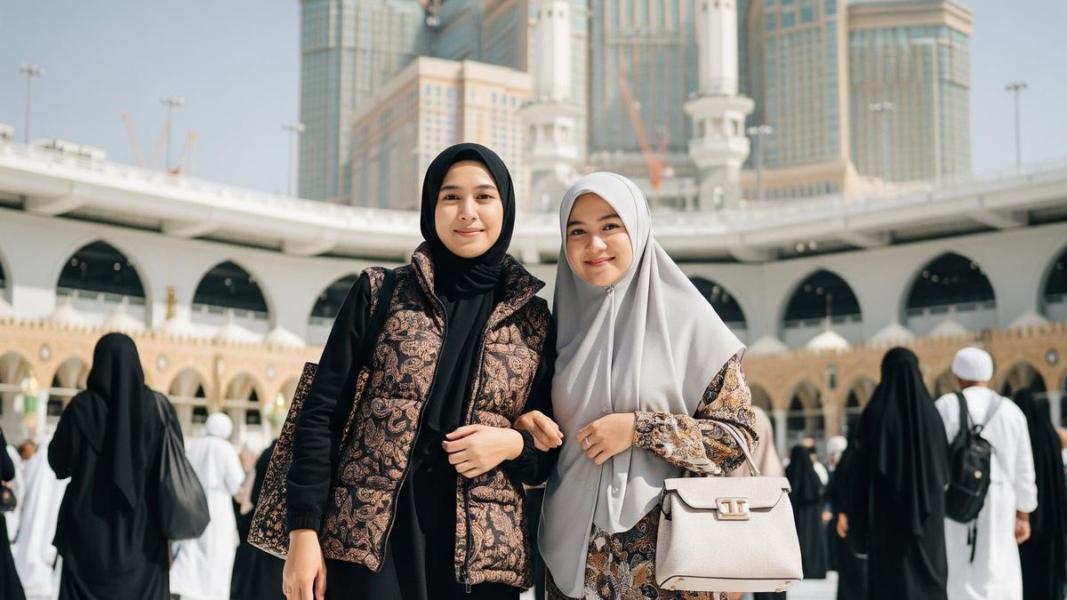 7 Model Batik Umroh Artis Terbaru 2025, Tampil Anggun &amp; Trendi di Tanah Suci