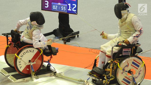 Anggar Indonesia lawan Thailand