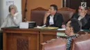 Kepala Sub Direktorat Penyidikan Kemenkominfo Teguh Arifiyadi bersaksi dalam sidang penyebaran berita bohong atau hoaks dengan terdakwa Ratna Sarumpaet di PN Jakarta Selatan, Jakarta, Kamis (9/5/2019). Teguh didatangkan oleh pengacara Ratna sebagai saksi meringankan. (Liputan6.com/Faizal Fanani)
