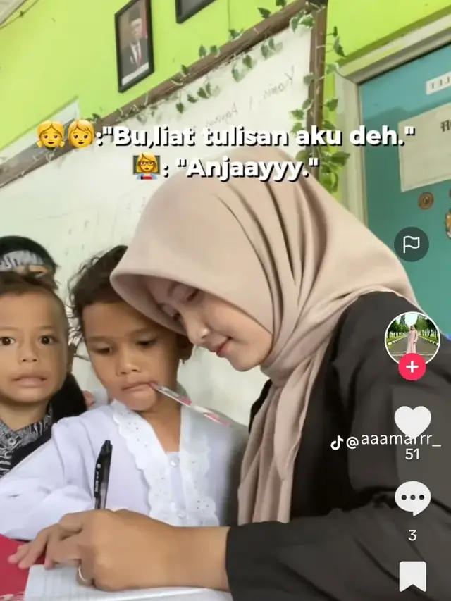 6 POV Gen Z ketika Jadi Guru Ini Bikin Ngakak, Bak Teman Sendiri dengan Murid