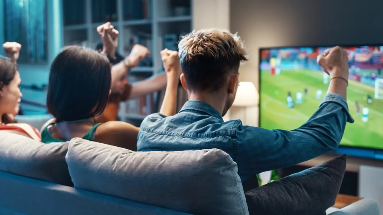 Ilustrasi nonton bola bareng