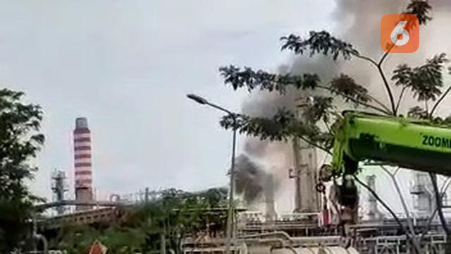 Kebakaran Kilang Pertamina Balikpapan