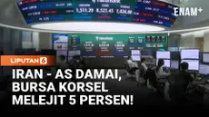 Pasar saham Korea Selatan melonjak tajam pada perdagangan Senin pagi setelah muncul kabar tercapainya kesepakatan antara Amerika Serikat dan Iran untuk mengakhiri konflik yang telah berlangsung selama lebih dari tiga bulan. Kesepakatan tersebut juga ...