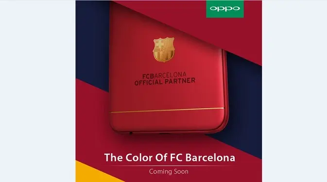 Siap-siap, Oppo F3 FC Barcelona Limited Edition akan meluncur dalam waktu dekat (istimewa)