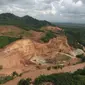 Proyek pembangunan Bendungan Way Sekampung (Sukoharjo) di Kabupaten Pringsewu, Provinsi Lampung. (Foto: Kementerian Pekerjaan Umum dan Perumahan Rakyat atau PUPR)