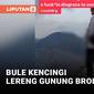 Bule Kencingi Lereng Gunung Bromo