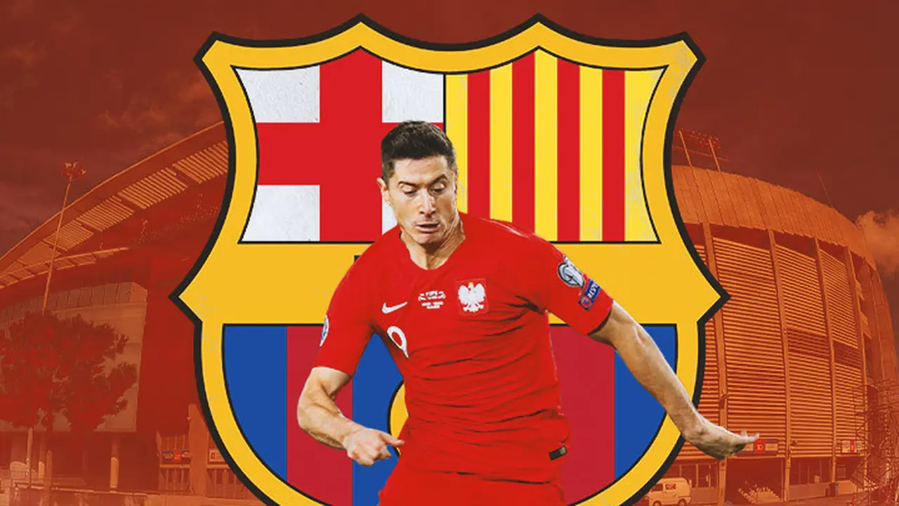Barcelona - Robert Lewandowski jersey polandia