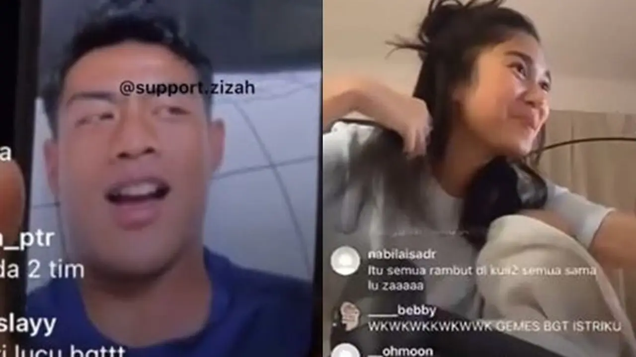 5 Momen Gemas Arhan Live IG Sama Azizah, Saling Ledek dan Sama-Sama Jahil