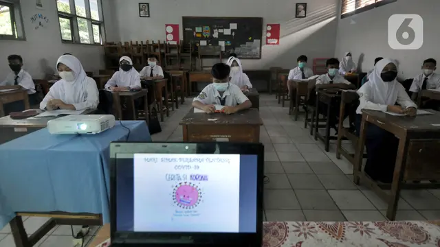 FOTO: Pemkot Bogor Uji Coba Pendidikan Tatap Muka di 37 Sekolah