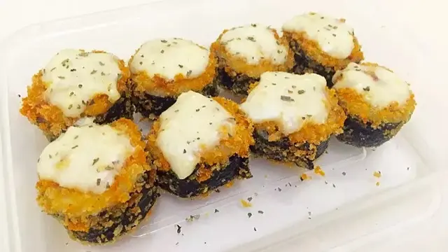 Resep sushi goreng mozzarella. (dok. Cookpad @Sitaalisa)