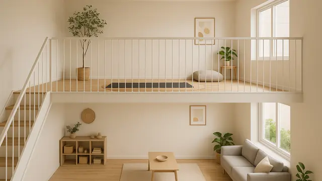 Rumah Minimalis Tipe 21 dengan Mezzanine
