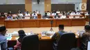 Suasana rapat kerja Menteri Agama Yaqut Cholil Qoumas dengan Komisi VIII DPR RI di Kompleks Parlemen, Senayan, Jakarta, Selasa (31/5/2022). Rapat tersebut membahas persiapan pelaksanaan ibadah haji dan alokasi quota pengawas haji tahun 1443H/2022M. (Liputan6.com/Angga Yuniar)