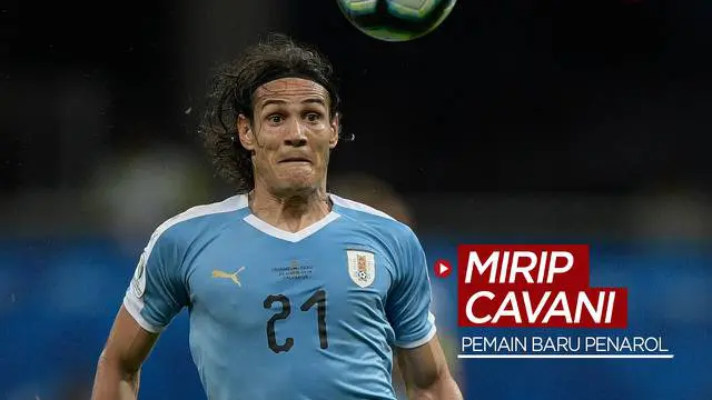 Berita video klub Uruguay, Penarol, belum lama ini mengumumkan pemain barunya yang mirip striker Manchester United, Edinson Cavani. Siapakah dia?