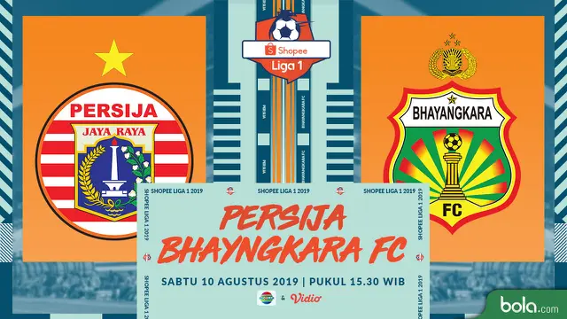 Persija Jakarta Vs Bhayangkara FC